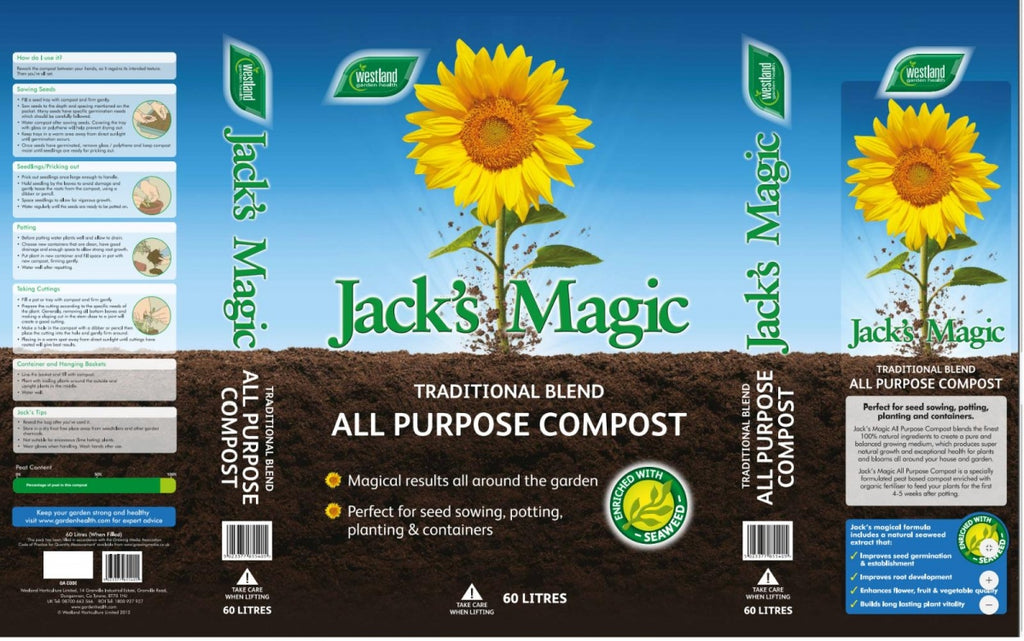 Image - Westland Jack’s Magic All Purpose Compost, 60L