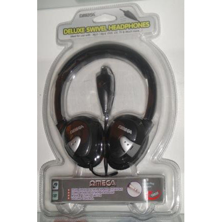 Image - Omega Deluxe Swivel Headphones, Black