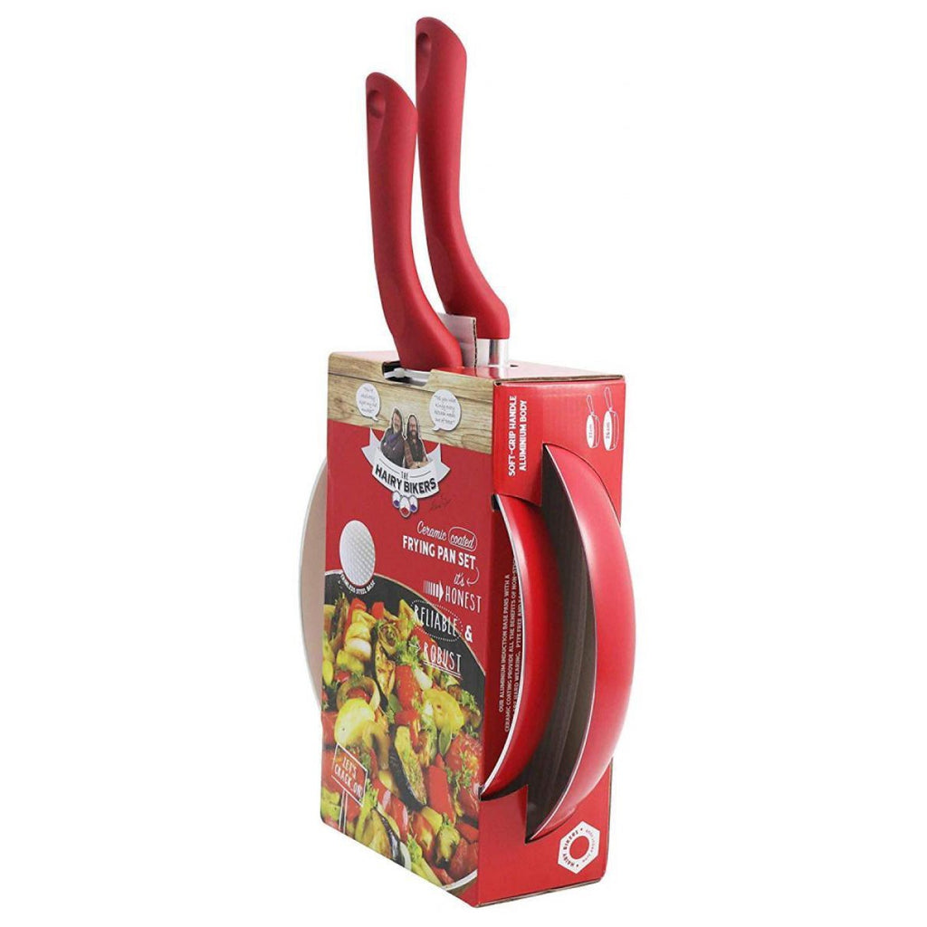 Image - The Hairy Bikers Frypan Twin Pack, Red