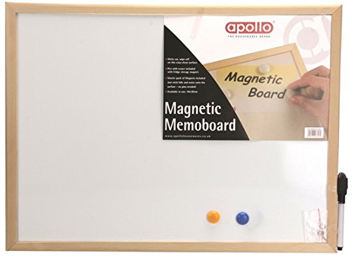 Image - Apollo Magnetic Memoboard, 60cm x 40cm, White