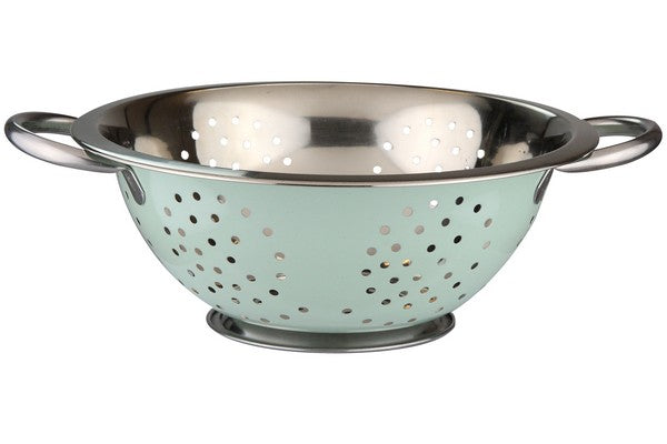 Image - Apollo Stainless Steel Colander with Side Handles, 3qt, Mint