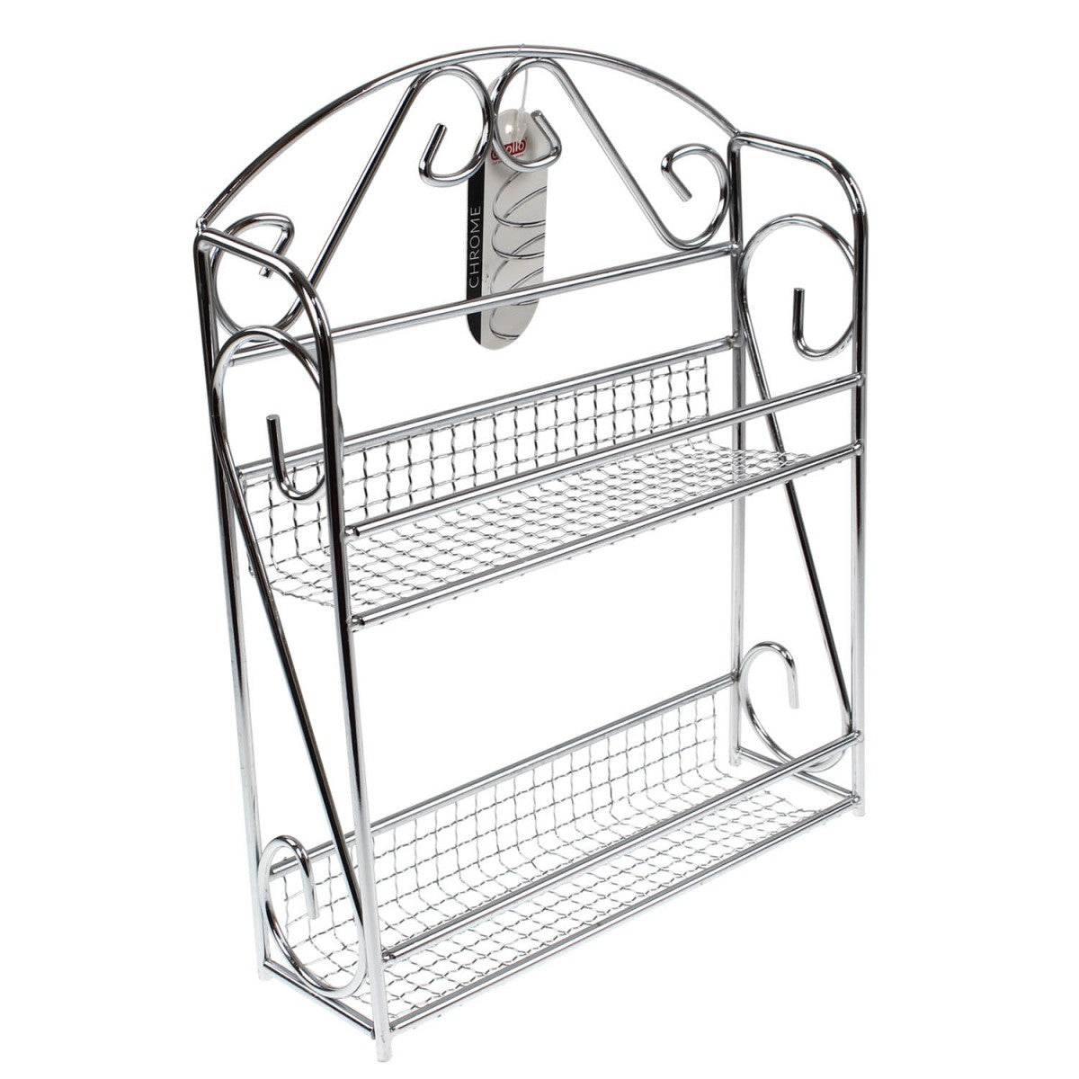 Image - Apollo 10 Jar Spice Rack, Chrome