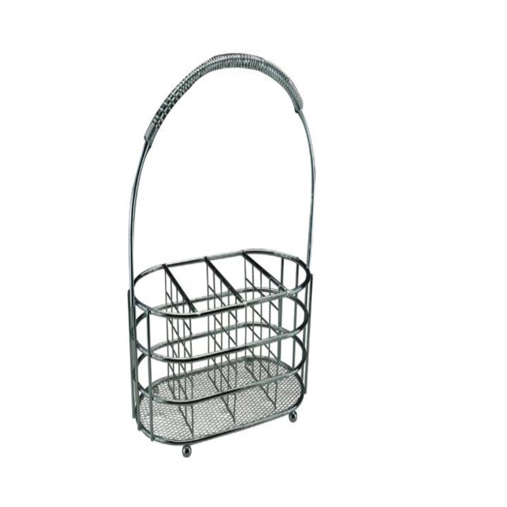 Image - Apollo Chrome Cutlery Caddy with Handle