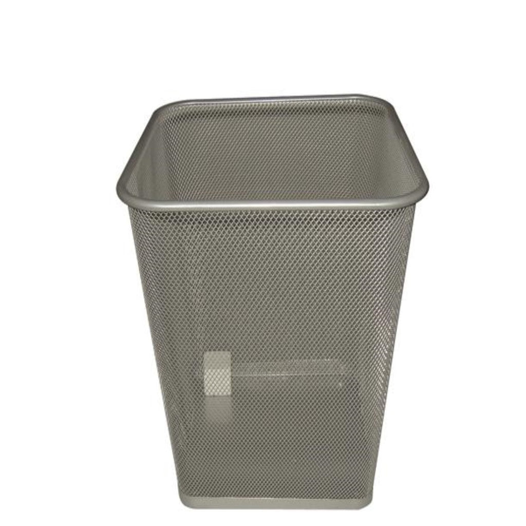 Image - Apollo Mesh Square Waste Paper Basket, Grey