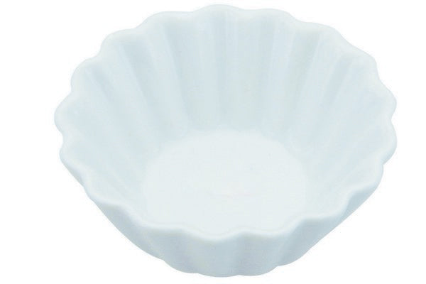 Image - Apollo Fluted Mini Dish, 7.4cm x 2.87cm, White