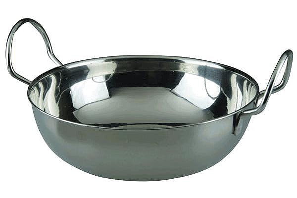 Image - Apollo Stainless Steel Balti Dish with Handles, 19x6cm
