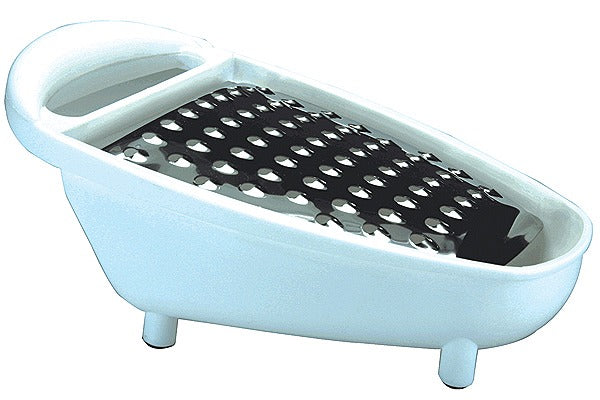 Image - Apollo Stainless Steel Grater & Store, White