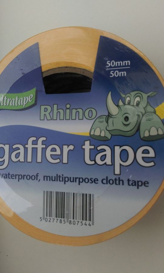 Image - Ultratape Rhino Gaffer Tape, 50mm x 50 metres, Yellow