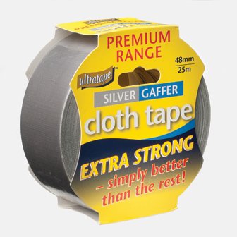 Image - Ultratape Premium Range Gaffer Tape, Silver, 48mm x 25m