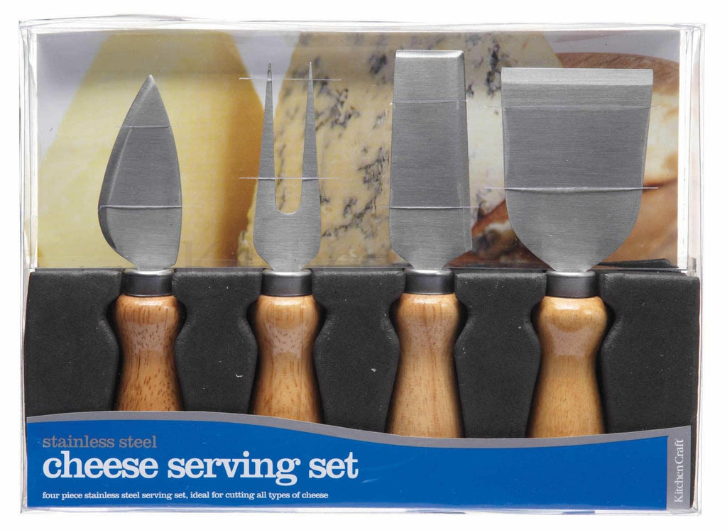 Image - Kitchen Craft 4 Piece Cheese Knife Set