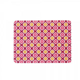 Image - KitchenCraft 'Geometric' Cork Back Laminated Placemats, Set of 4, Pink