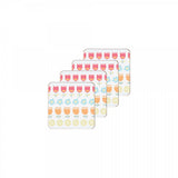 Image - KitchenCraft 'Folky Floral' Cork Back Laminated Coasters, Set of 4