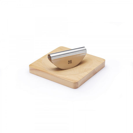 Image - Paul Hollywood by Kitchen Craft Mezzaluna Set, 20cm x 20cm, Beechwood