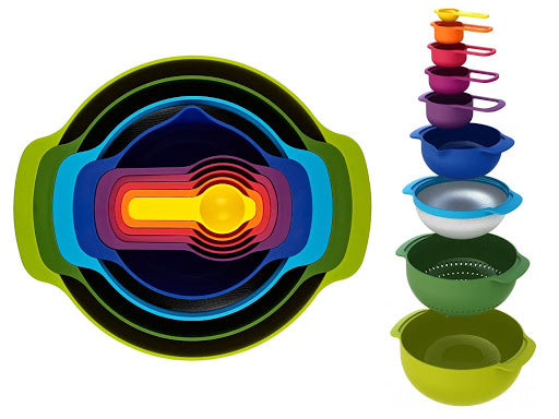 Nest™ 9 Plus Multicolour Bowl Set