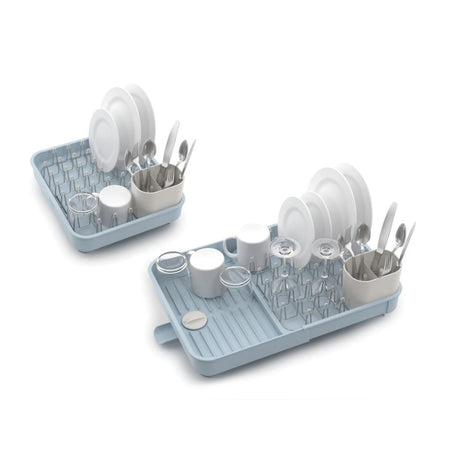 Image - Joseph Joseph Extend Expandable Dish Drainer, Light Blue