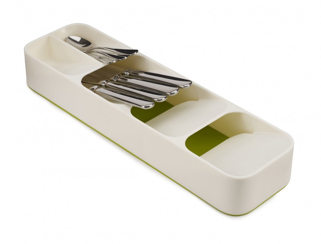 Image - Joseph Joseph DrawerStore Compact Cutlery Organiser, White