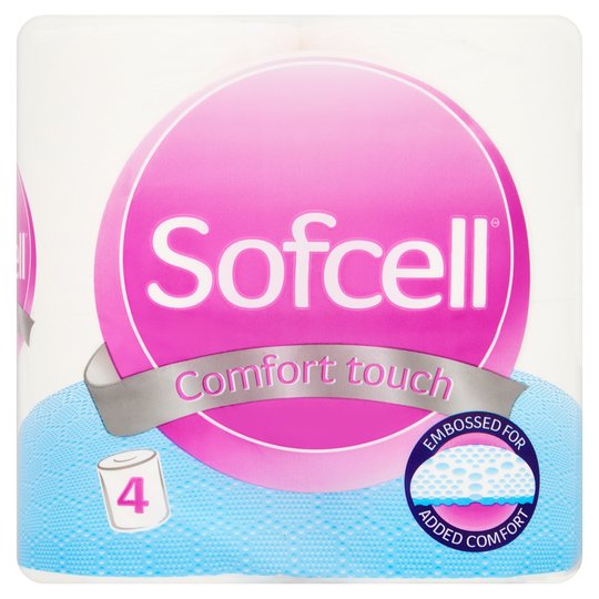 Image - Sofcell 2ply Toilet Roll 4s