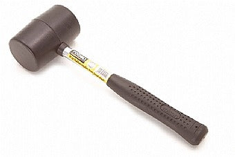 Image - Rolson Steel Rubber Mallet with Rubber Grip, 16oz