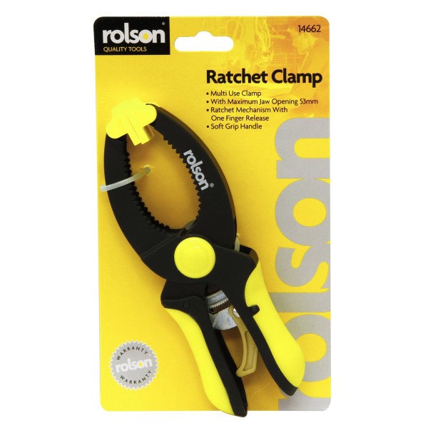 Image - Rolson Jaw Ratchet Spring Clamp, 50mm