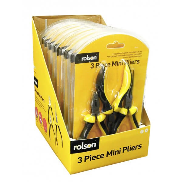 Image - Rolson® Mini Pliers Set, 3pc