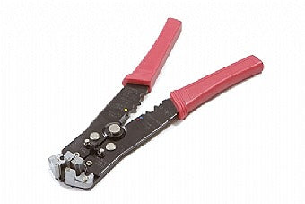 Image - Rolson 5 in 1 Automatic Crimp Tool, Red