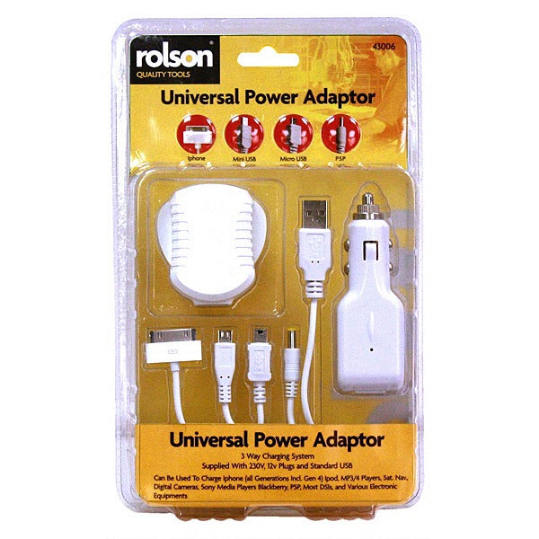Image - Rolson Universal Power Adapter Charger
