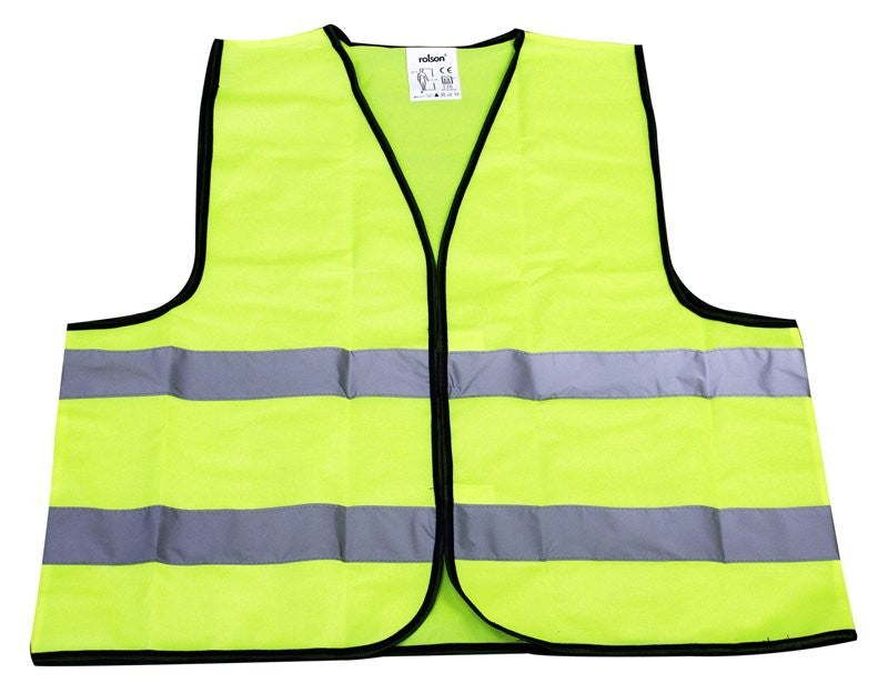 Image - Rolson Hi Visibility Safety Vest, Medium