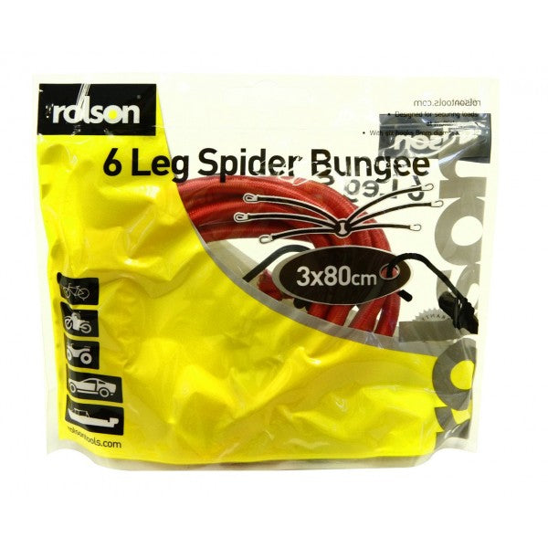 Image - Rolson Spider Bungee Set, 3 x 800mm