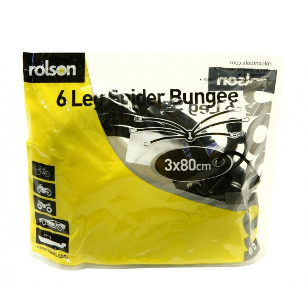 Image - Rolson Spider Bungee Set, 3 x 800mm