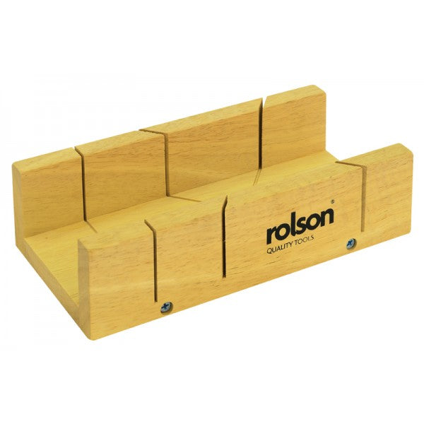 Image - Rolson® Wooden Mitre Box, 230mm