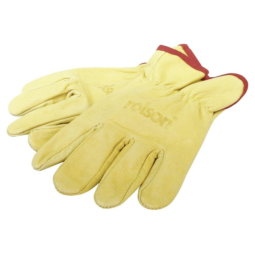 Image - Rolson Pruning Gloves, Yellow