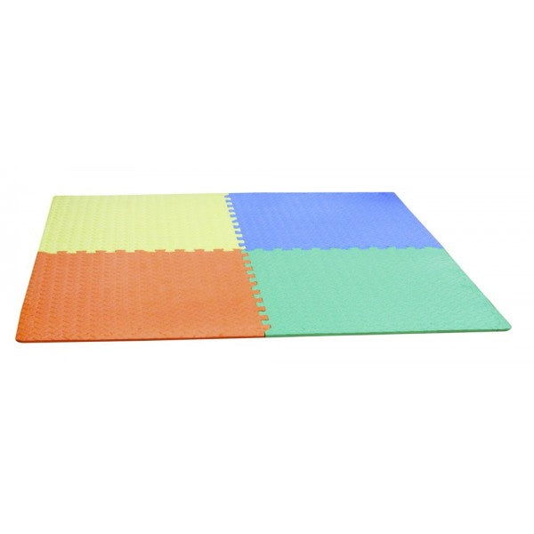 Image - Rolson 4pcs Coloured Interlocking Mat Set