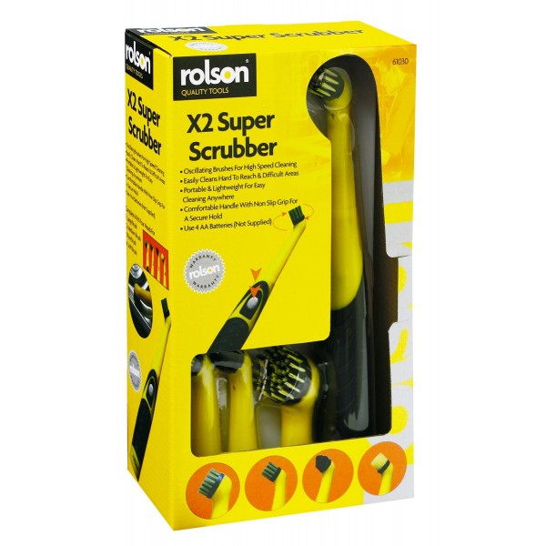 Image - Rolson 5 Piece Electronic X2 Super Scrubbers