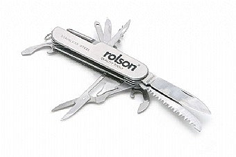 Image - Rolson 11 Functions Stainless Steel Pen Knife