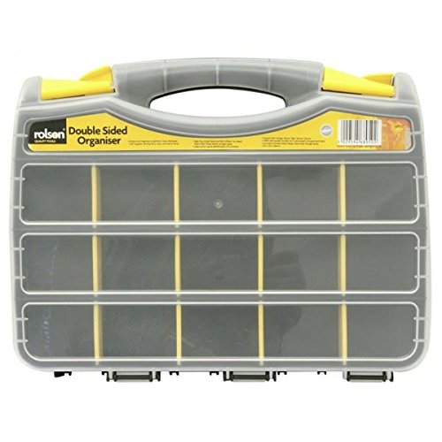 Image - Rolson Double Sided Tool Organiser, Black