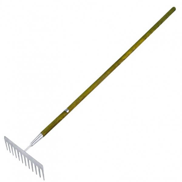 Image - Rolson Stainless Steel Garden Rake with Ash Handle
