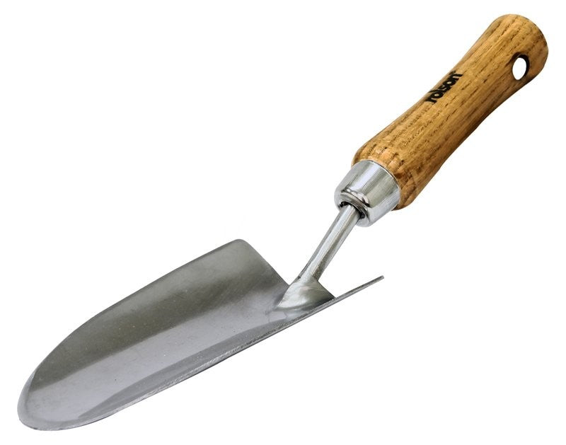 Image - Rolson® Stainless Steel Hand Trowel with Ash Handle, 33cm