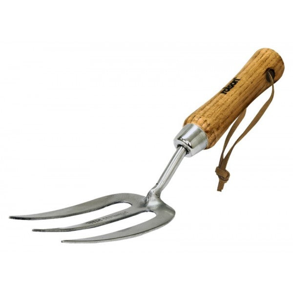 Image - Rolson® Stainless Steel Hand Fork Ash Handle CDU, 30cm