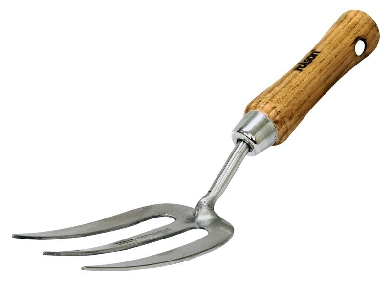 Image - Rolson® Stainless Steel Hand Fork Ash Handle CDU, 30cm