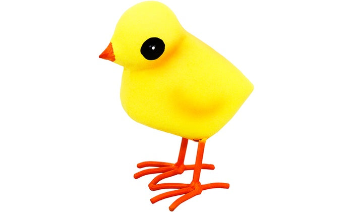 Image - Kreatif Kraft Small Chick Garden Ornament, Yellow