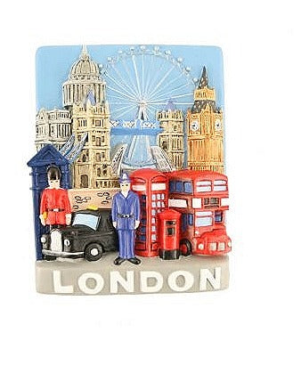 Image - Elgate London Collage Rectangle Magnet