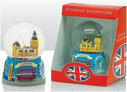 Image - Elgate Houses of Parliament and Collage Base Snowstorm, Clear, 45 mm