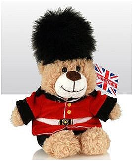 Image - Elgate Assorted Colours Guardsman Bear Soft Toy, 15 cm