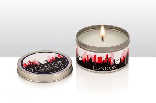 Image - Elgate London Skyline Vanilla Scented Tin Candle