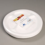 Image - Essential Housewares Disposable Round Plates, 26cm, Pack of 8, White