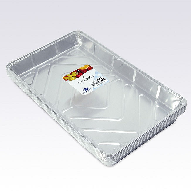 Image - Essential Housewares Foil Tray Bakes, 323mm, Pack of 6