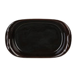 Image - Churchill Shallow Oval Dish, 25.5cm, Medium, Metallic Black