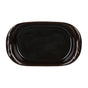 Image - Churchill Shallow Oval Dish, 25.5cm, Medium, Metallic Black