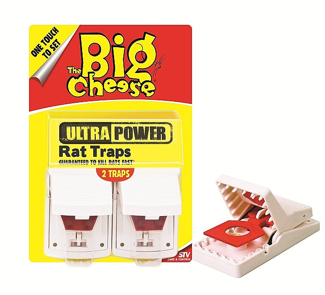 Image - The Big Cheese Ultra Power Rat Trap, Twin Pack (STV)