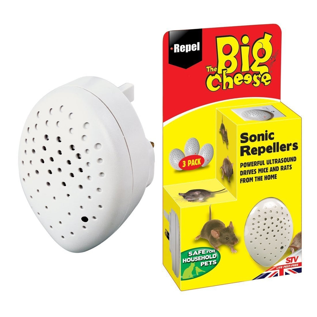 Image - The Big Cheese Mouse and Rat Repeller, Pack of 3 (STV)